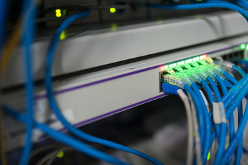 Core switch technology in network room place