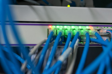 Core switch technology in network room place