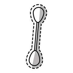 Cotton swab icon. Medical health care hospital and emergency theme. Isolated design. Vector illustration