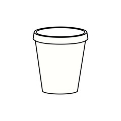 Fototapeta na wymiar Drink glass icon. Beverage restaurant menu and refreshment theme. Isolated design. Vector illustration