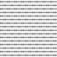 Simple pixelated pattern with monochrome geometric shapes. Useful for textile and interior design. Strict neutral style.