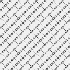 Simple pixelated pattern with monochrome geometric shapes. Useful for textile and interior design. Strict neutral style.