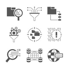data analytics icons