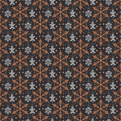 template gift wrapping dark christmas pattern 