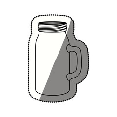 Drink glass icon. Beverage restaurant menu and refreshment theme. Isolated design. Vector illustration