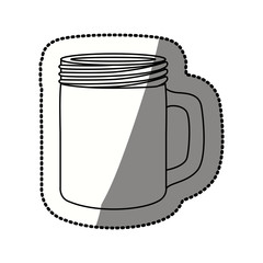 Drink glass icon. Beverage restaurant menu and refreshment theme. Isolated design. Vector illustration