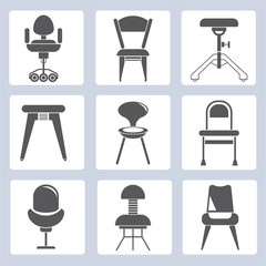 chair icons