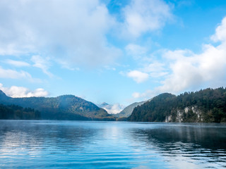 Lake Alpsee in Germany