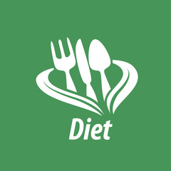 vector logo for diet