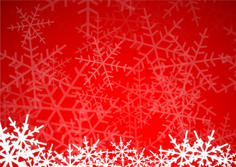 Naklejka na ściany i meble snowflake background christmas vector