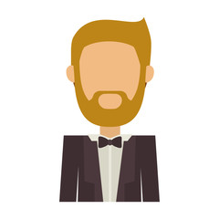 Man icon. Male avatar person people and human theme. Isolated design. Vector illustration