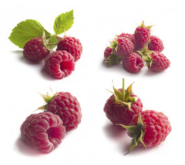 ripe raspberries