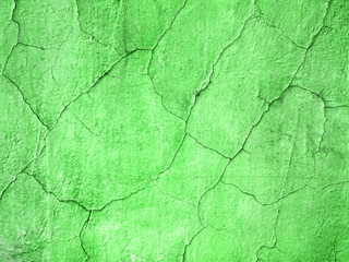 Green grunge wall texture or background