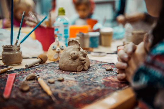 children's hands sculpts