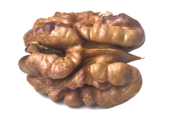 one ripe chopped walnuts delicious horizontal close