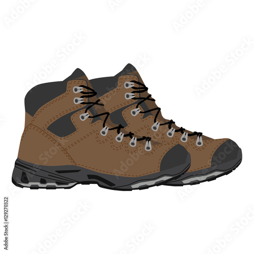 "Hiking boots vector" Stock image and royalty-free vector files on