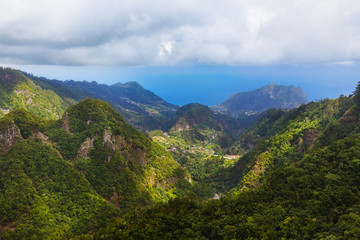Fototapeta premium Balcoes levada viewpoint - Madeira Portugal