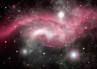 galaxy in a free space