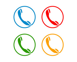 Phone Sign Circle