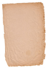 Aged paper. Vintage textured paper. Faded background paper. wallpaper.