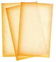Transparent old aged document background papers.
