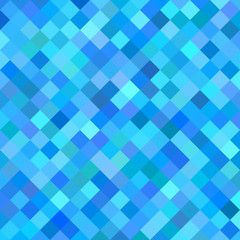 Blue abstract diagonal square pattern background