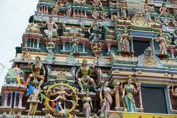 Fototapeta na wymiar Kuala Lumpur India temple