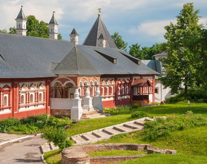 The Old tower in Savvino Storozhevsky monastery in Zvenigorod in the Moscow region