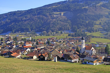 Fototapeta na wymiar Rettenberg im Allgäu