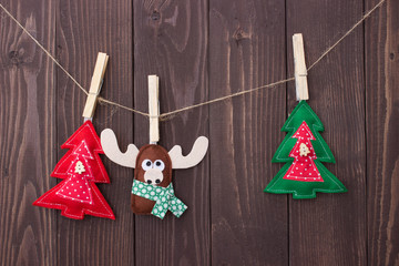 Christmas toys with their own hands