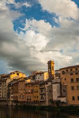 sunset view of Ponte Vecchio