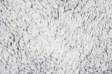 Gray white woolen background.