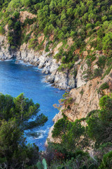 Naklejka na ściany i meble Costa Brava Coastline in Spain