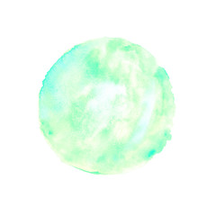 Watercolor background. Freehand painting. 