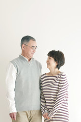 シニア夫婦のポートレート
