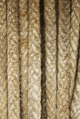 A full page of natural colored rope background texture