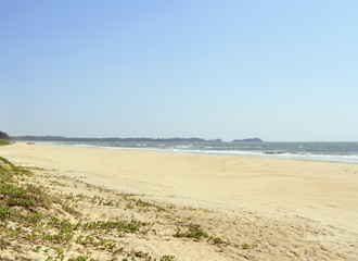 Beautiful beach in Goa