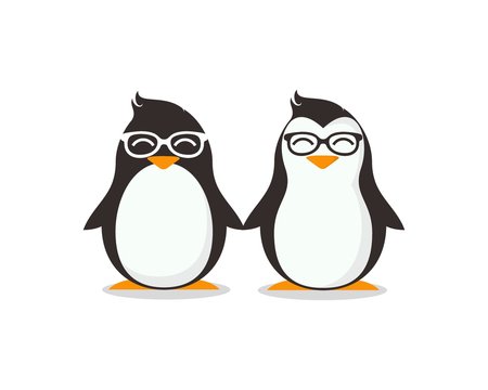 Twin Penguin - Vector