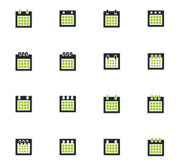 Simple icons set of box