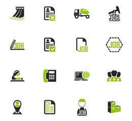 Job icons set