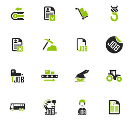 Job icons set