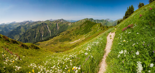 Panorama - Kleinwalsertal - Vorarlberg - Austria
