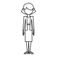 Woman icon. Girl female avatar person people and human theme. Isolated design. Vector illustration