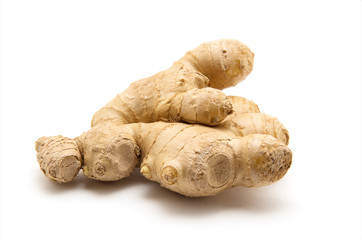 ginger on white background