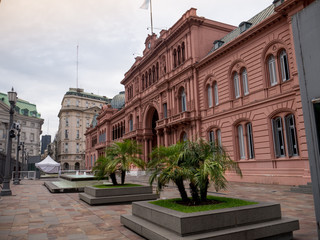 Fototapeta na wymiar Casa Rosada, Presidential Palace of Argentina, Buenos Aires