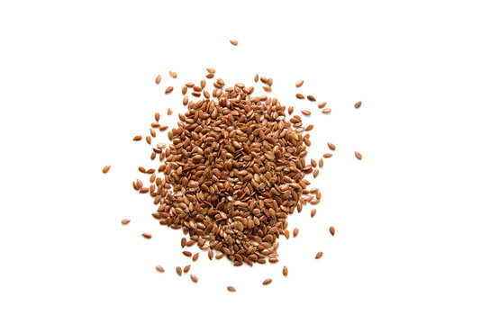 Pile Of Flax Seed