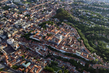 Zagreb Upper Town from air