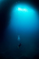 Underwater Cave in Miyakojima