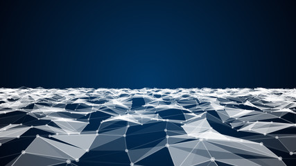 Abstract technology and science background futuristic network, plexus background.