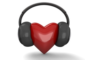 I Love To Listen The Music - 3d Concept